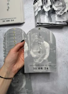 3 Arch Photo Wedding invitation
